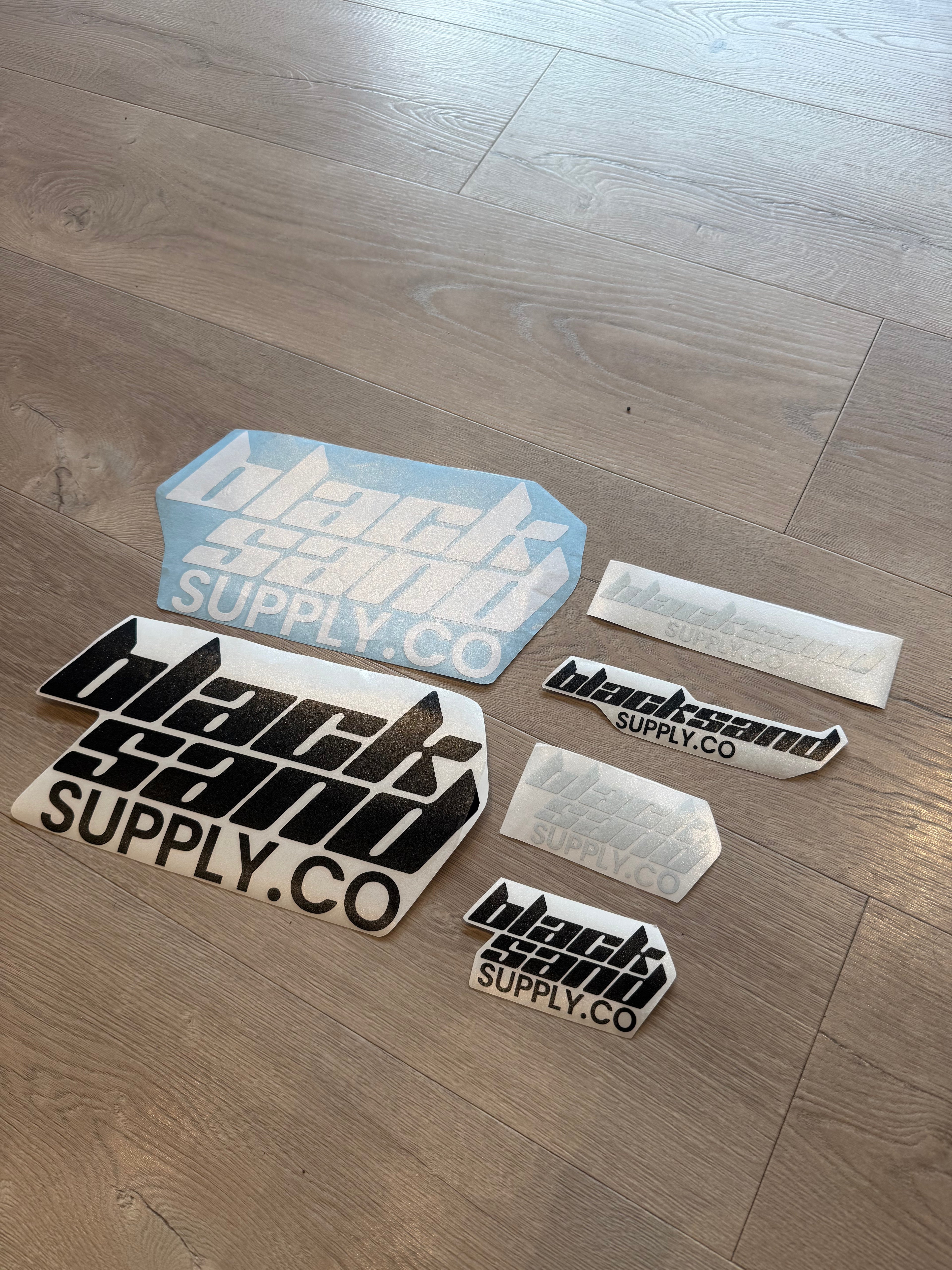 BlackSand Small Vinyl Stickers
