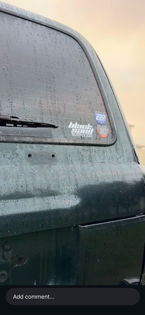 BlackSand Small Vinyl Stickers