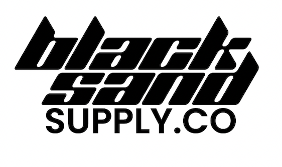 BlackSand Large Door Sticker